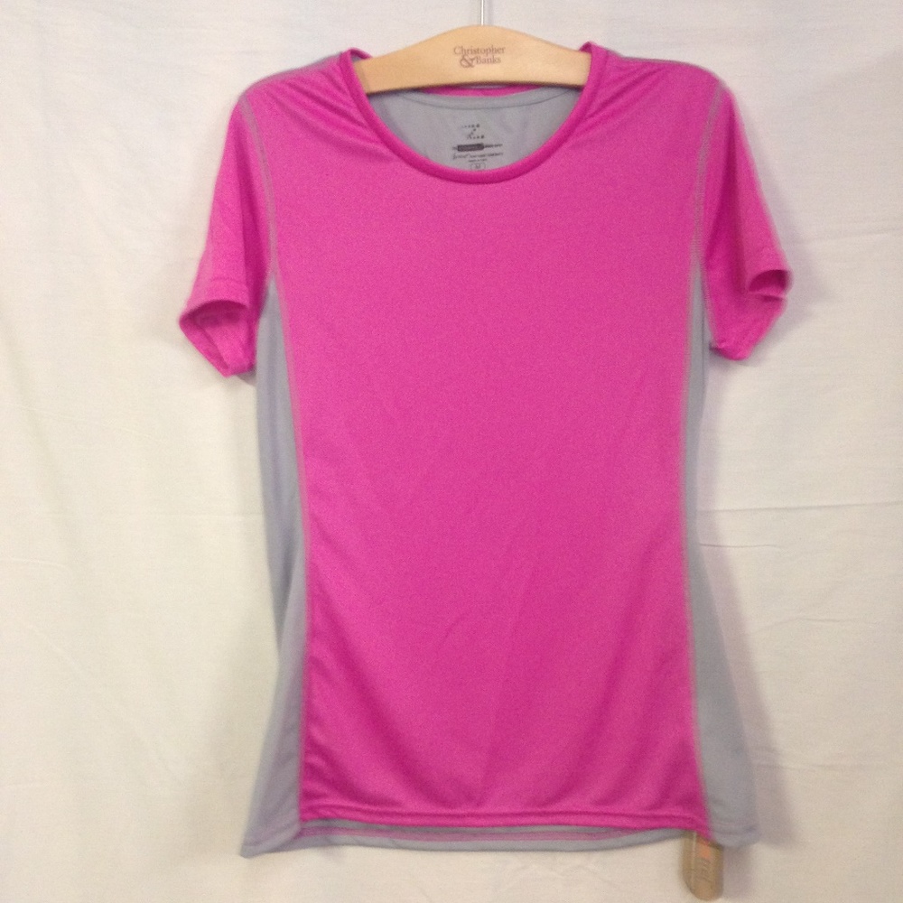 Zorrel Women's Color Block Active Tee - Raspberry - Picture 1 of 3